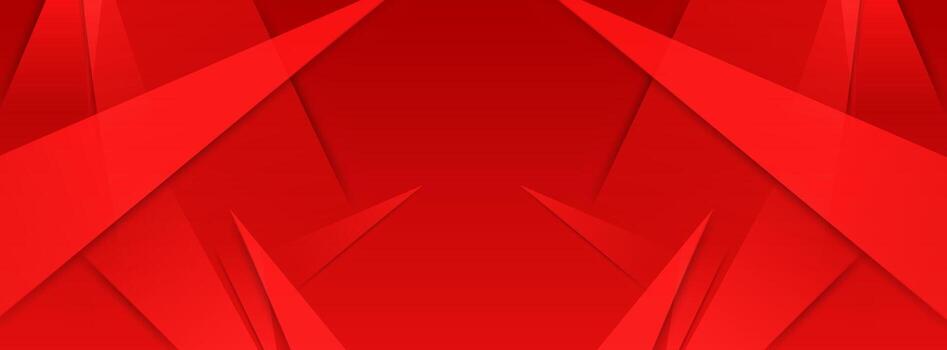 Abstract red background with sharp geometric lines and layered effect. Bold gradient design, EPS10. vector