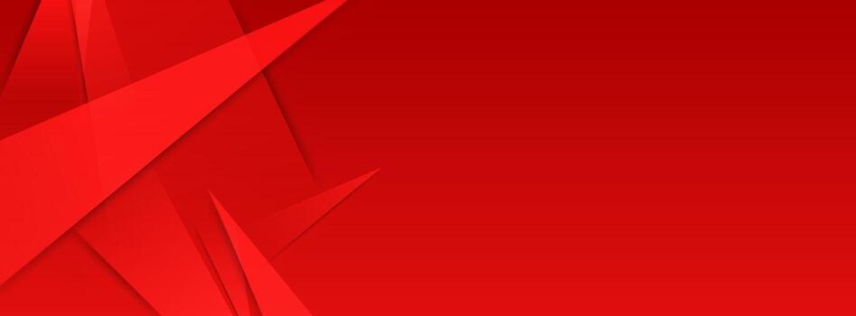 Abstract red background with overlapping diagonal layers. Modern geometric gradient design, EPS10. vector