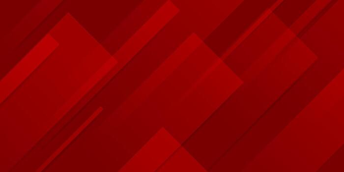 Abstract red background with layered geometric diagonal lines. vector