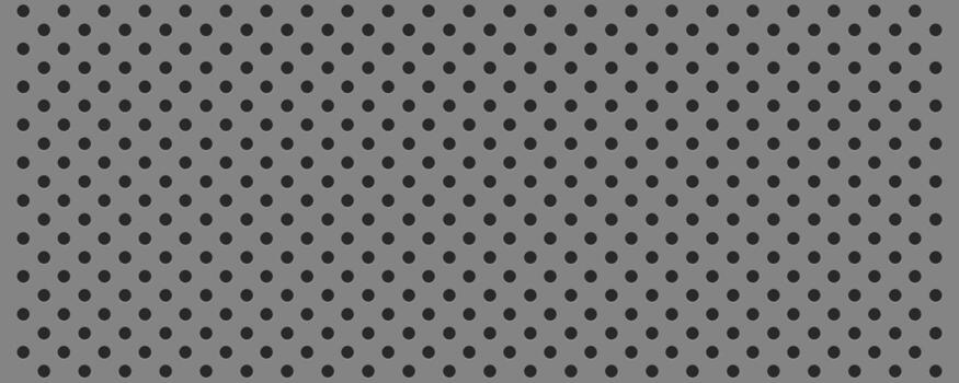Pegboard gray wall with circle dots, holes in geometric grid pattern. Perforated panel for hooks, diy construction. vector