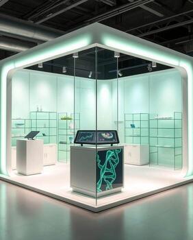 un monitor caso con un computadora y un monitor de productos foto