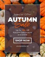Autumn Sale template