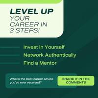 About Career Linkedin Post template