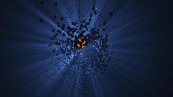 abstrakt rörelse grafik och animerad bakgrund. avancerad 3d animering video