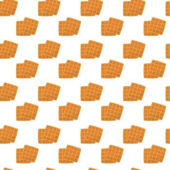 sin costura modelo para desayuno, cafetería, y panadería tema. repitiendo modelo de sabroso tratar. vector