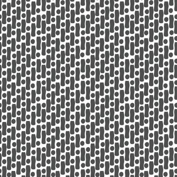 elegante sin costura modelo con resumen oval y rectangular formas en negro y blanco diseño vector