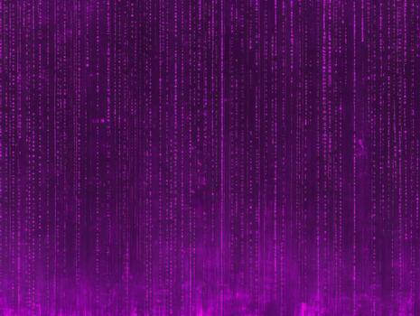 Dynamic Purple Vertical Lines with Glowing Digital Effect in an Abstract Background Scene photo