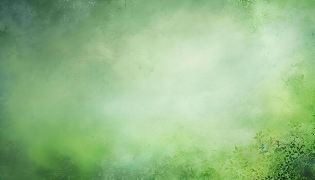 Abstract Green Background with Subtle Leaf Motifs photo