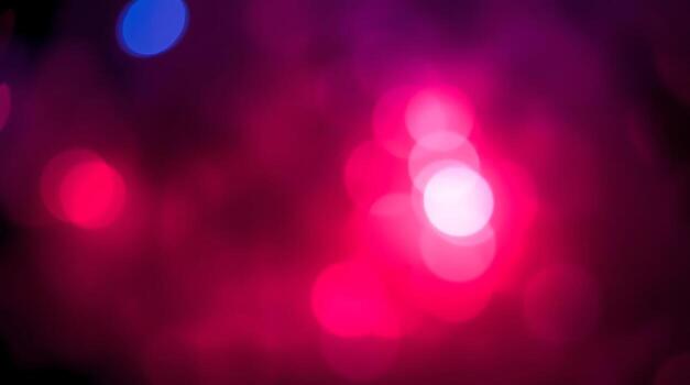 Vibrant magenta bokeh lights create a stunning festive backdrop perfect for adding a touch of magic to designs photo