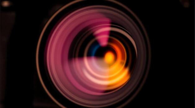 Vibrant abstract bokeh light effects create a mesmerizing, dynamic visual for creative projects photo