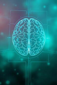 Brain power with dynamic digital circuits for AI, machine learning, innovation, and neuroscience research photo