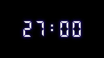 4K Dramatic 30-Second Countdown for Trailers and Intros video