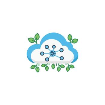 Sustainable Growth Strategy with a Data Cloud AI System for Machine Learning, Big Data Analytics, Predictive Model Analysis, and Performance Improvement vector