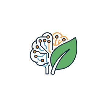 futurista ai cerebro tecnología representa el evolución de artificial inteligencia, dónde un máquina mente y robótica conectar para eficiente ecológico contemplación y lluvia de ideas vector