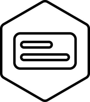 Note Minimal Outline Icon vector