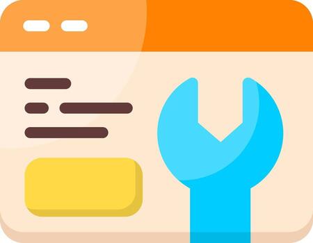 Google Search Console Minimal Colorful Icon vector