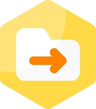 archivo submódulo mínimo vistoso icono vector