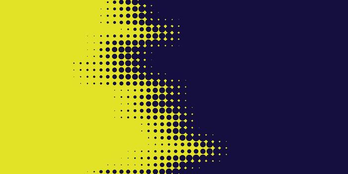 Vertical Halftone Split Design vector