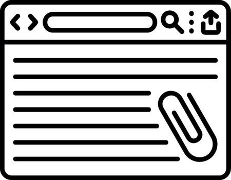 Email Attachment File vector