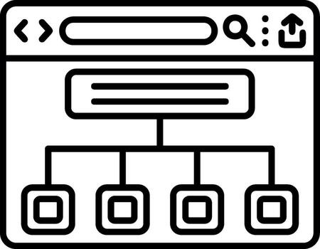 Website Site Map vector