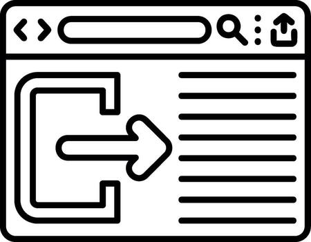 Logout User Button vector