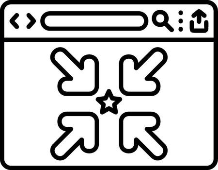 Window Shrink Tool vector