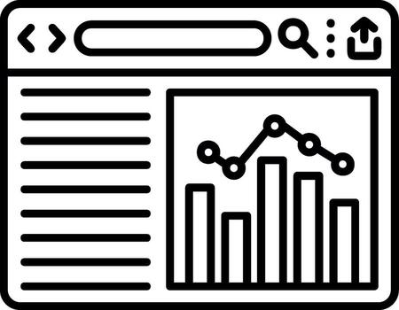 Graph Data Chart vector