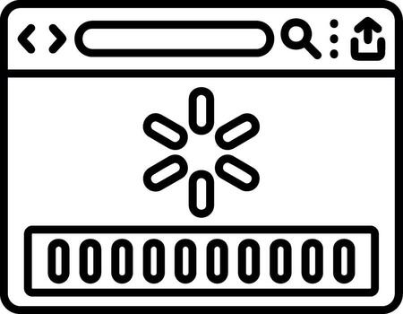Loading Progress Bar vector
