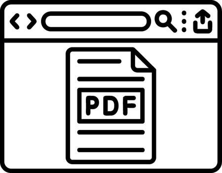 PDF Document File vector