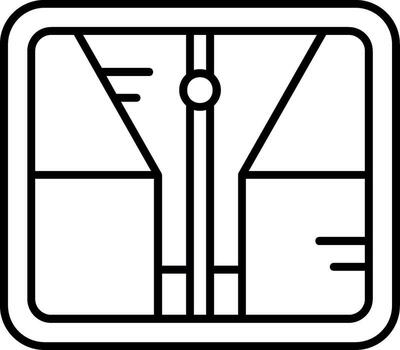 interactivo mapa icono vector