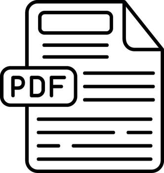 pdf documento archivo icono vector