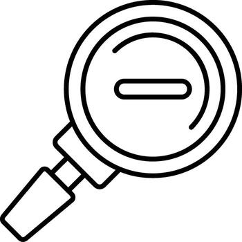 enfocar fuera botón vector