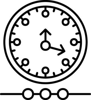 Digital Clock Timer Icon vector
