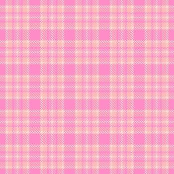 sereno tartán cheque fondo, carrera tela modelo sin costura. fluido textil tartán textura en ligero y rosado colores. vector