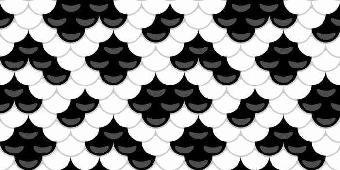 resumen negro y blanco escala modelo. Perfecto para antecedentes, texturas, o Moda diseños esta sin costura diseño evoca un sentido de orden y sofisticación, ideal para moderno y elegante proyectos vector