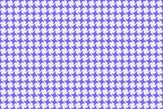 Abstract purple and white houndstooth pattern. Elegant geometric design perfect for textiles, fashion, websites, or branding. Repeatable texture adds visual interest sophistication. vector
