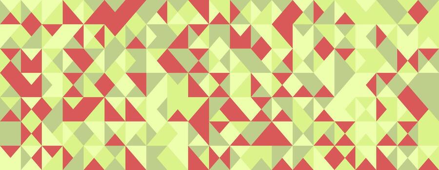 resumen geométrico modelo con vibrante rojo y Lima verde triangulos. ideal para antecedentes, textiles, o moderno diseño proyectos esta teselado diseño evoca un sentido de energía y dinamismo. vector