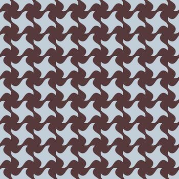 Abstract seamless pattern. Elegant, repeating geometric design in muted blue and brown tones. Ideal for textile prints, wallpaper, website backgrounds, and modern design projects. vector