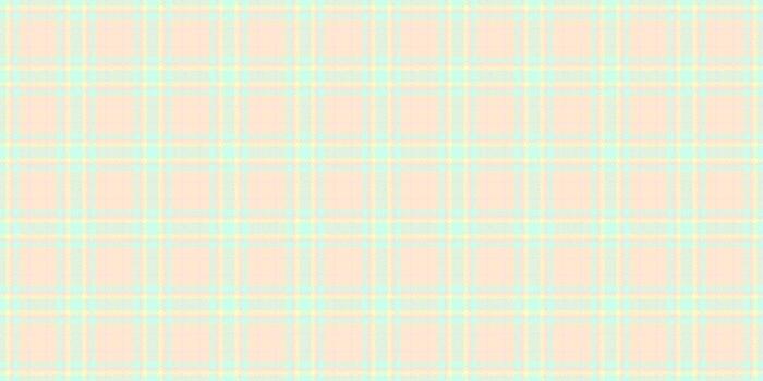 Soft pastel plaid pattern featuring peach and light blue, perfect for backgrounds, textiles, and design projects requiring a gentle, calming aesthetic. vector