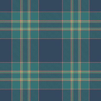 Setting fabric texture check, guy background pattern textile. Holiday tartan seamless plaid in teal and blue colors. vector
