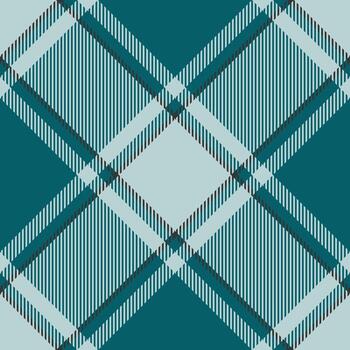 prenda sin costura tela, Bosquejo antecedentes textil controlar. Derecho tartán textura modelo tartán en cian y ligero colores. vector