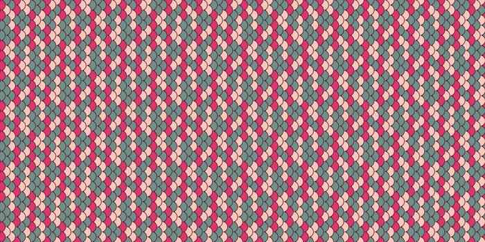 resumen geométrico textil modelo. elegante rosado y gris texturizado diseño, ideal para moda, sitio web antecedentes, o embalaje. representa conexión, entretejido elementos, y moderno estética. vector