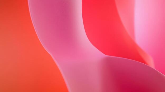 vibrante resumen formas con suave curvas y gradientes en calentar colores foto