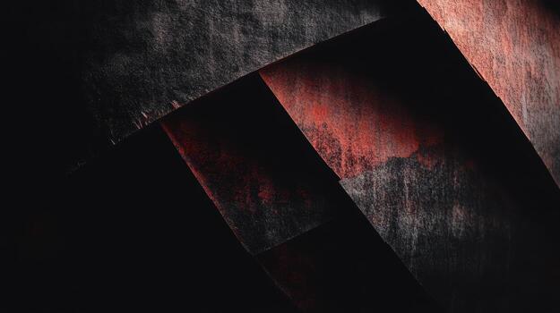 Textured abstract design with dark tones and vibrant accents in modern art photo