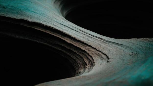 único formación de texturizado rock superficie debajo suave ligero en un natural ajuste foto