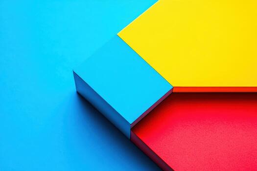 Colorful 3d cube background photo