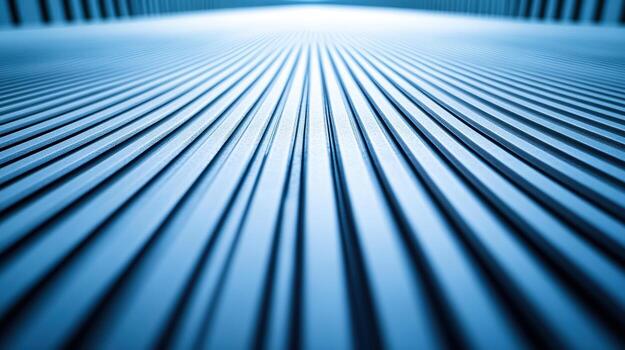 Textured blue surface creating a sense of depth and perspective photo