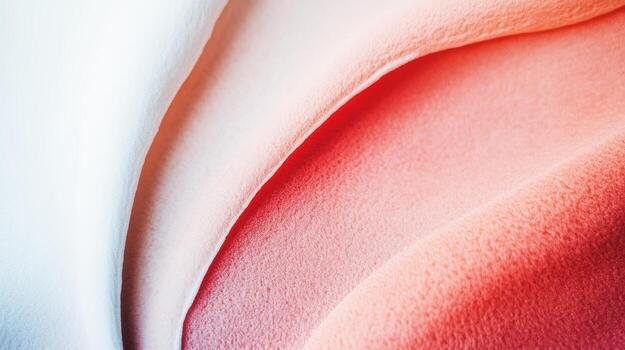 Soft fabric waves in gradient colors create a soothing visual texture photo