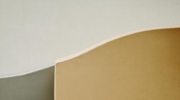 Abstract shapes of soft colors create a modern and calming environment photo