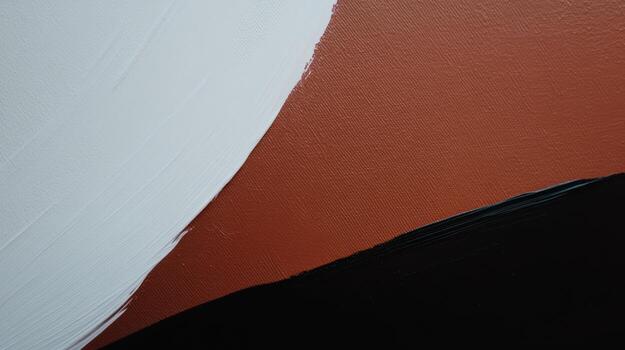 Artistic close-up of abstract brush strokes on canvas showcasing rich colors photo